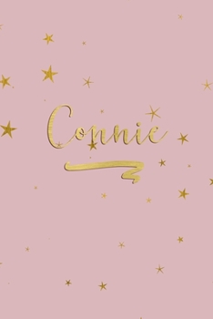 Connie: Personalized Journal to Write In | Rose Gold Line Journal