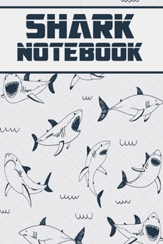 Paperback shark notebook: wonderful Blank Lined Gift notebook For shark lovers it will be the Gift Idea for shark lover. Book