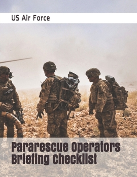 Paperback Pararescue Operators Briefing Checklist Book