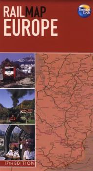 Map Thomas Cook Rail Map Europe Book
