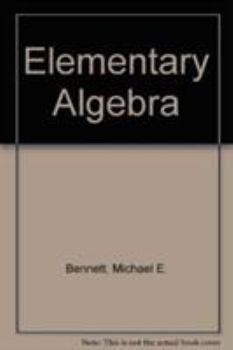 Paperback Elementary Algebra Book