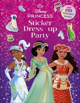 Paperback Disney Princess Sticker Dress Up Party Book