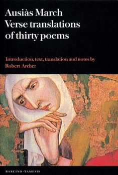 Paperback Ausiàs March: Verse Translations of Thirty Poems Book