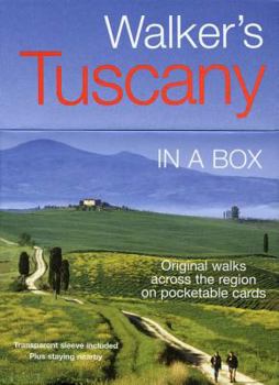 Hardcover Walker's Tuscany in a Box: Original Walks Across the Region on Pocketable Cards Book