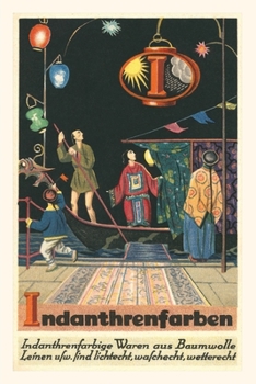 Paperback Vintage Journal Art Deco Chinese Lanterns Book
