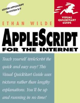 Paperback AppleScript for the Internet Visual QuickStart Guide Book