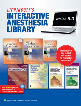 Paperback The Lippincott Interactive Anesthesia Library on DVD-ROM: Version 5.0 Book