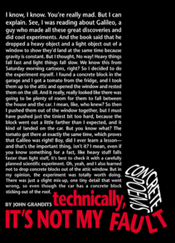 Paperback Technically, It's Not My Fault: Concrete Poems Book