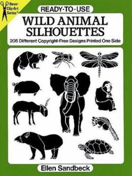 Paperback Ready-To-Use Wild Animal Silhouettes Book