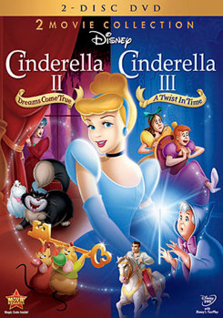 DVD Cinderella 2: Dreams Come True / Cinderella 3: A Twist in Time Book