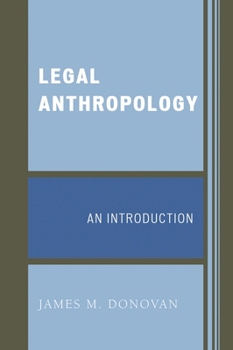 Paperback Legal Anthropology: An Introduction Book