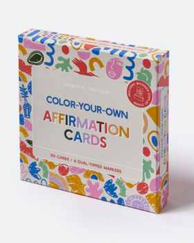 Misc. Color Your Own Affirmation Cards - Creative Mindfulness & Positivity Kit Book