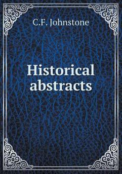 Paperback Historical abstracts Book