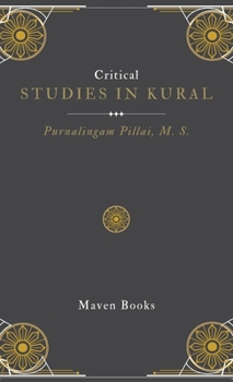 Hardcover Critical Studies in Kural Book