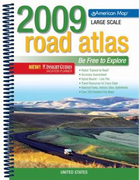 Spiral-bound Road Atlas, United States [Large Print] Book
