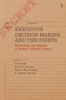 Paperback Executive Decision-Making and the Courts: Revisiting the Origins of Modern Judicial Review Book