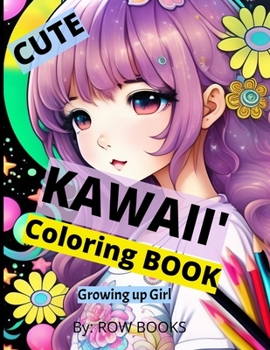 Paperback Cute Kawaii Coloring Book: Growing up Girl Book