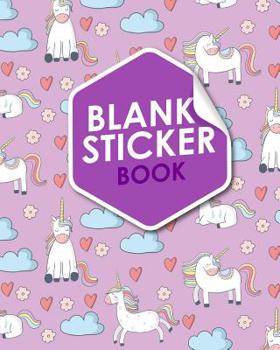 Paperback Blank Sticker Book: Blank Sticker Album Girl, Sticker Books For Boys 4-8 Blank, Blank Sticker Collection Books, Sticker Collecting Book Bo Book