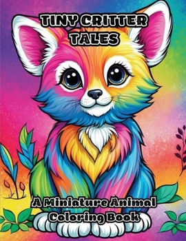 Paperback Tiny Critter Tales: A Miniature Animal Coloring Book
