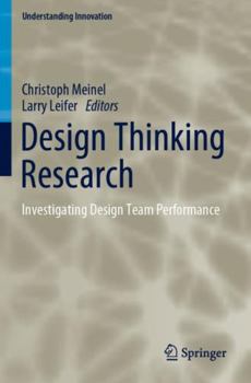 Paperback Design Thinking Research: Investigating Design Team Performance Book