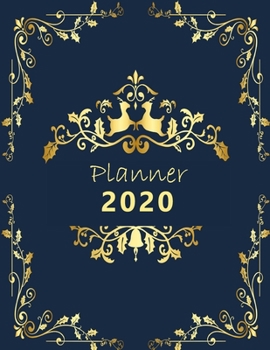 Planner 2020: Monthly and Weekly Planner. Week on 1 page. Start your week with weekly Focus, Tasks, To-Dos. Monday start week. 11.0" x 8.5" (Letter ... design, gold color. Soft matte cover).