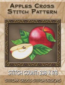 Paperback Apples Cross Stitch Pattern Book