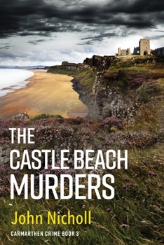 Paperback The Castle Beach Murders [Large Print] Book