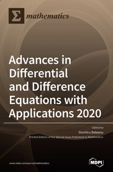 Hardcover Advances in Differential and Difference Equations with Applications 2020 Book