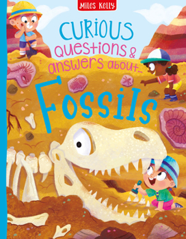 Hardcover Curious Questions & Answers About Fossils Book