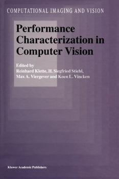 Paperback Performance Characterization in Computer Vision Book