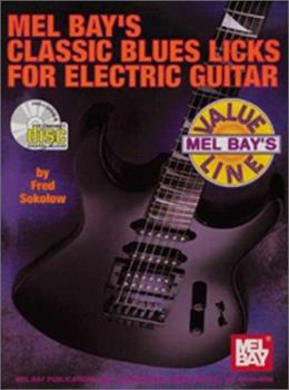 Hardcover Classic Blues Licks for Electric Guitar Book