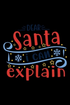 Dear Santa I Was Framedd: Blank Lined Notebook Journal for Work, School, Office | 6x9 110 page