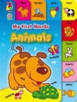 Board book My First Words Animals Book