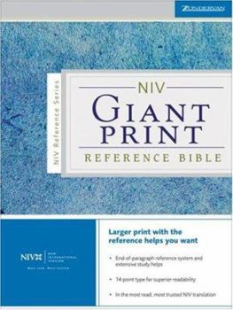 Paperback Giant Print Reference Bible-NIV [Large Print] Book