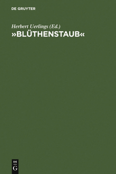Hardcover »Blüthenstaub«: Rezeption Und Wirkung Des Werkes Von Novalis [German] Book