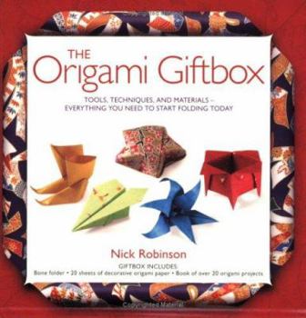Paperback The Origami Giftbox: Tools, Techniques, and Materials -- Everything You Need to Start Folding Today [With Bone Folder & Decorative Origami Paper and P Book