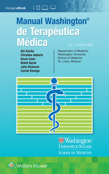 Paperback Manual Washington de Terapéutica Médica [Spanish] Book