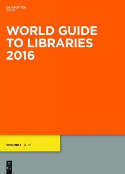 Hardcover World Guide to Libraries 2016 Book