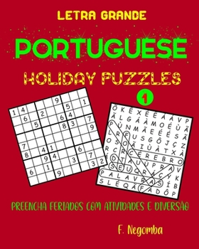 Paperback Portuguese Holiday Puzzles [Portuguese] Book