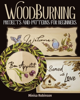 Paperback Woodburning Projects and Patterns for Beginners Book