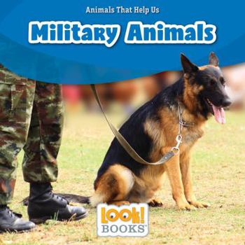 Library Binding Military Animals Book