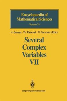 Paperback Several Complex Variables VII: Sheaf-Theoretical Methods in Complex Analysis Book