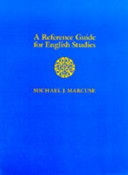 Paperback A Reference Guide for English Studies: Book