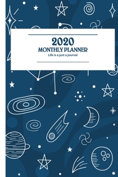 Paperback 2020 Monthly Planner: Two Year - Monthly Calendar Planner 6 x 9'' - 24 Months For Academic Agenda Schedule Organizer Book