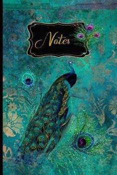 Paperback Notes: 6x9 120 Page Lined Notebook Peacock (Peacock Notebooks Volume 5) Book