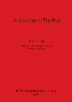 Paperback Archaeological Typology Book