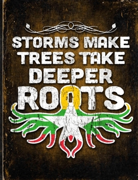 Storms Make Trees Take Deeper Roots: Myanmar Flag Customized Personalized Gift for Burmese Coworker Friend  Planner Daily Weekly Monthly Undated Calendar Organizer Journal