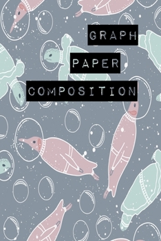 Paperback Graph Paper Composition: Graph Paper 6" x 9" Artic Quad Ruled 5x5, Grid Paper for school student, office, kids Notebooks Book