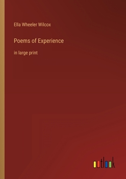 Paperback Poems of Experience: in large print Book