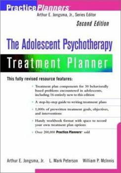 Paperback The Adolescent Psychotherapy Treatment Planner Book